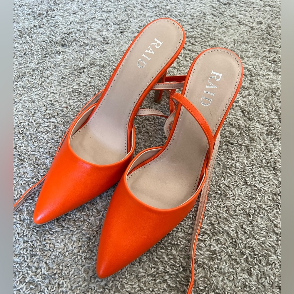 Orange heels